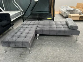OFERTA ! Sofá Cama Chaiselongue Gris