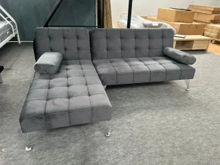 OFERTA ! Sofá Cama Chaiselongue Gris