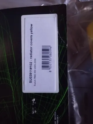 Kit Plásticos Suzuki RMZ 450 Amarillo