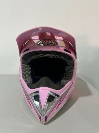 Casco de moto rosa Airoh