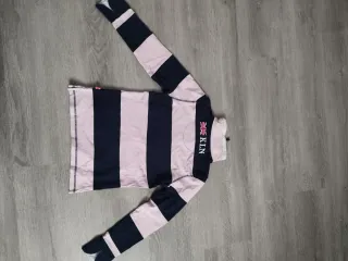 Jersey rayas azul marino y rosa