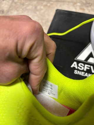 Zapatillas Asfvlt Amarillas y Blancas