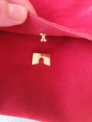 Bolso ZARA piel rojo