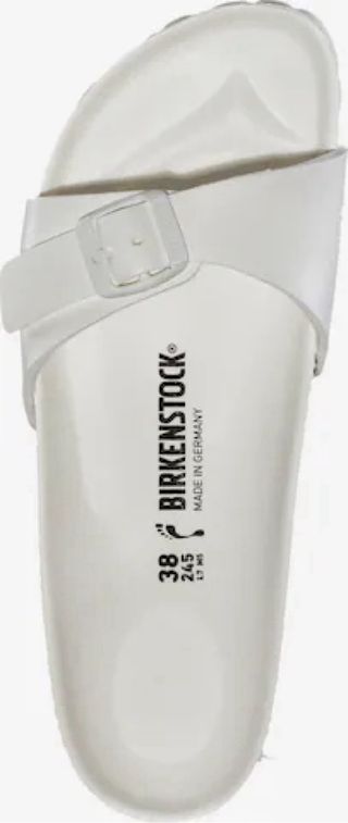 Chanclas Birkenstock blancas talla 36