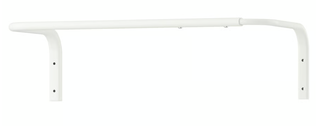 Barras extensibles para ropa blancas