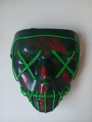 Máscara LED Purga Verde con Rojo