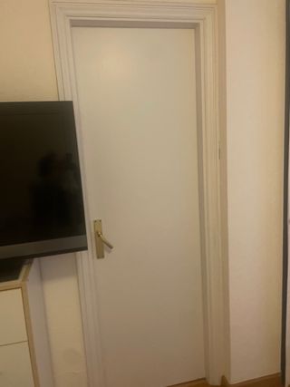 5 Puertas interior de madera con cristal