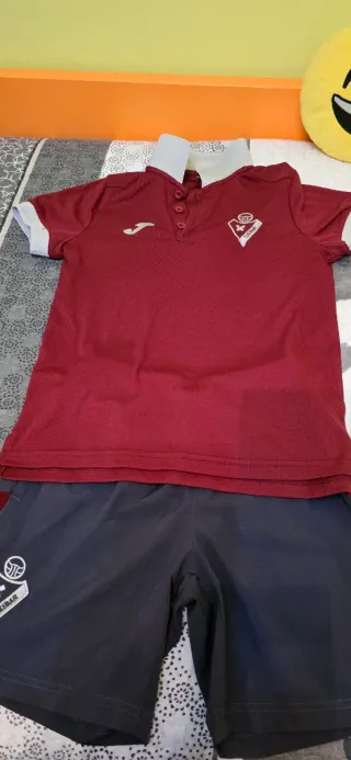 Conjunto Eibar Camiseta y Pantalón Corto talla 10