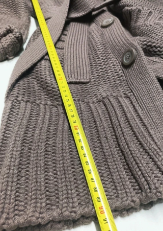 Cárdigan Vintage Mujer Marrón.