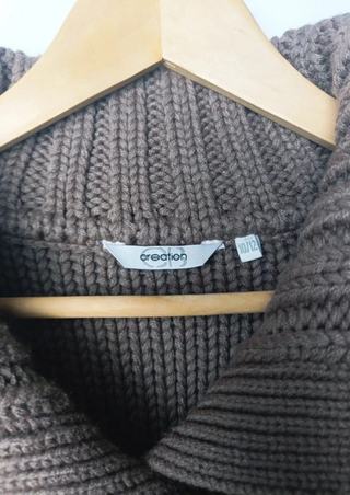 Cárdigan Vintage Mujer Marrón.