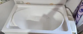 Cuna y cambiador blanco+ bañera