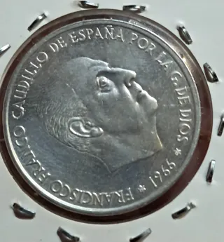Moneda 100 Ptas 1966 *68*,Franco Plata