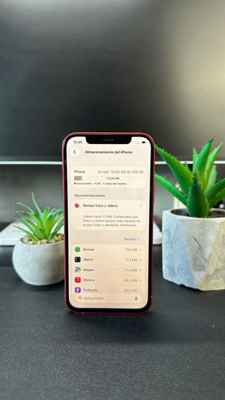 iPhone 12 Rojo IMPOLUTO 100% SALUD DE BATERÍA