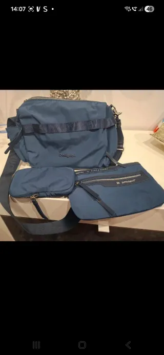 Bolso Desigual azul nuevo