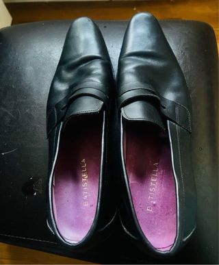 Zapatos de cuero negro Talla 43