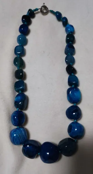 Collana pietre blu