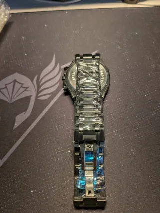 Reloj GEOCK Negro y Plateado