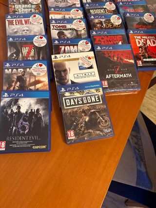 PS4 Negra + Juegos Nuevos 32 juegos y nuevos