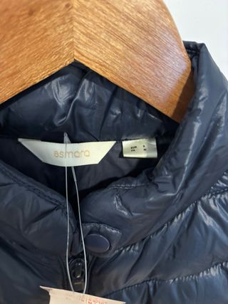 Anorak acolchado azul marino Talla S