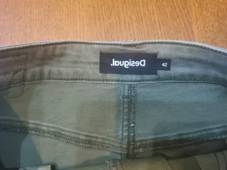 Falda vaquera Desigual color caqui