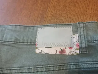 Falda vaquera Desigual color caqui