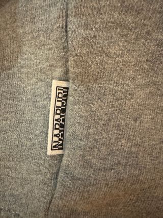 Sudadera Napapijri Gris con Bandera