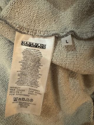 Sudadera Napapijri Gris con Bandera