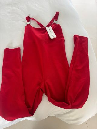 Mono de esquí Shoreditch Ski Club rojo Talla M