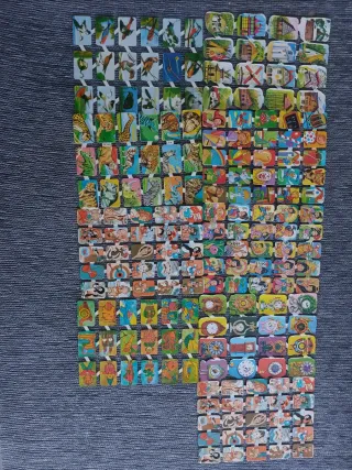 Cromos de animales y personajes años 70