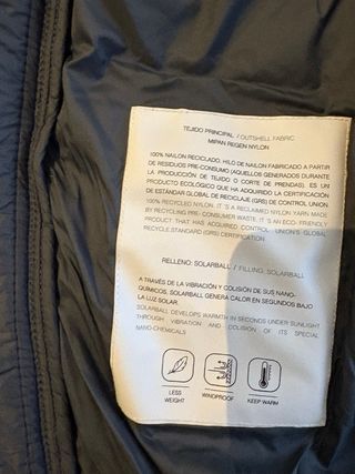 Plumífero sin capucha Scalpers gris oscuro XS