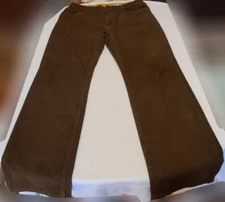 Pantaloni Timberland a coste uomo marroni 34