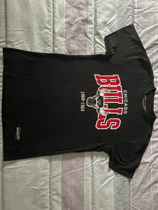 Camiseta Chicago Bulls Negra Talla L