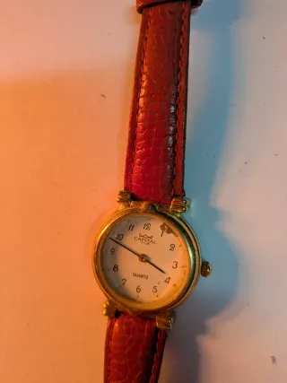 Orologio Capital Vintage Oro Rosso Non Funzionante