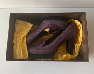 Sapatos de salto Tod's roxos