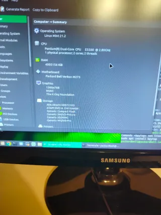 PC fisso Packard Bell completo