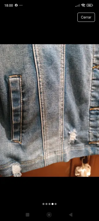 Cazadora vaquera talla xl48