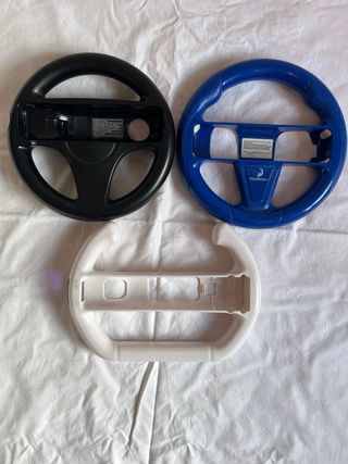 3 Mandos y 3 Volantes Wii Nintendo