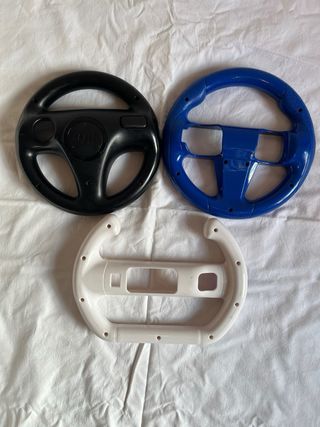 3 Mandos y 3 Volantes Wii Nintendo