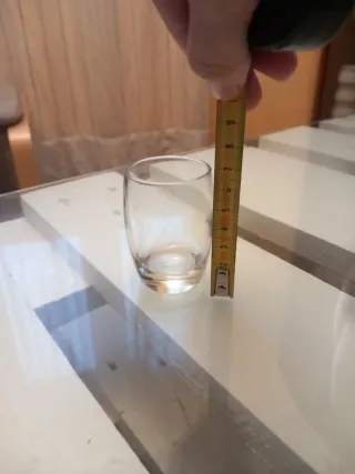 6 Vasos Chupitos Cristal