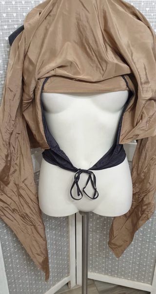 Max Mara Blusa Seta e Cotone Marrone Nero