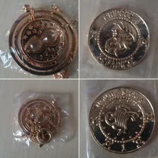 Colgante Giratiempos y moneda Gringots