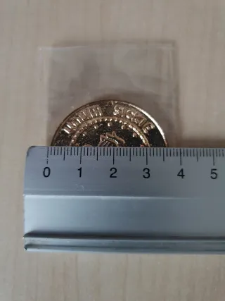 Colgante Giratiempos y moneda Gringots