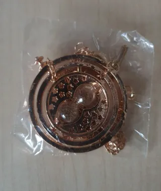 Colgante Giratiempos y moneda Gringots