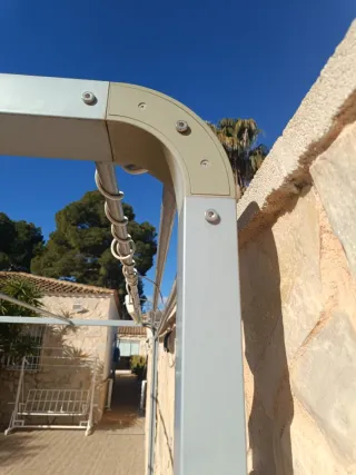 Struttura Pergola in Alluminio Grigio