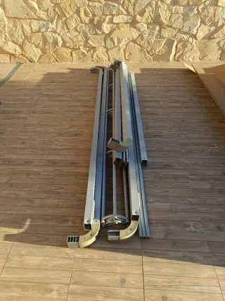 Estructura Pérgola Aluminio Gris  !!NO DISPONIBLE!