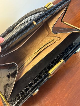 Bolso de mano de cocodrilo