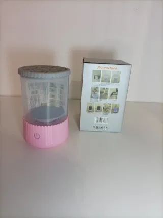 Limpiador de brochas de maquillaje