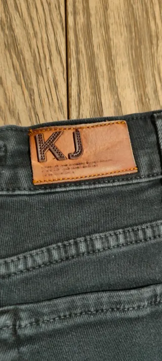 Jeans vita alta neri da ragazza Klixs Jeans