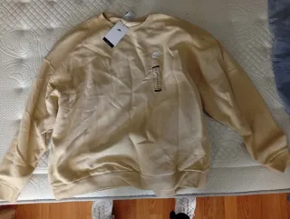 Sudadera Nike Club Beige Oversize XL