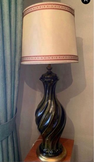 Pantalla de lámpara beige  35x34x40